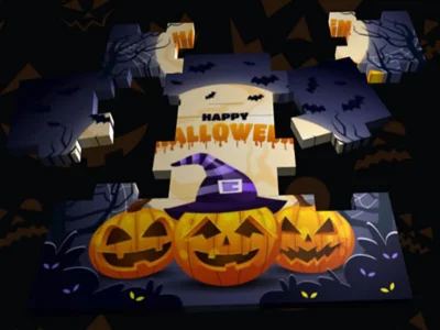 Logħba 3D Halloween Jigsaw onlajn
