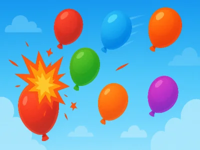 Logħba Balloon Pop Frenzy onlajn