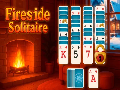 Logħba Fireside Solitaire onlajn