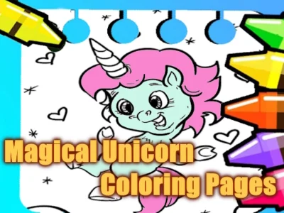 Logħba Paġni tal-kulur tal-unicorn maġiku onlajn