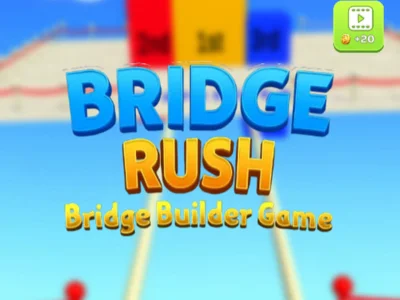 Logħba Bridge Rush Bridge Builder Game onlajn