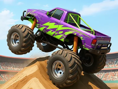 Logħba Monster Truck Stunt Game onlajn