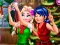 Logħba Selfie ta' Ladybug u Elsa fil-Milied onlajn
