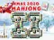 Logħba Mahjong tal-Milied Deluxe 2020 onlajn