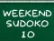 Logħba Weekend Sudoku 10 onlajn
