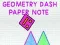 Logħba Geometry Dash Nota tal-Paper onlajn