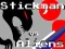 Logħba Stickman kontra aljeni onlajn