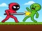 Logħba Red Stickman vs Monster School onlajn