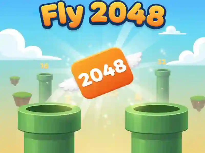 Logħba Fly 2048 onlajn