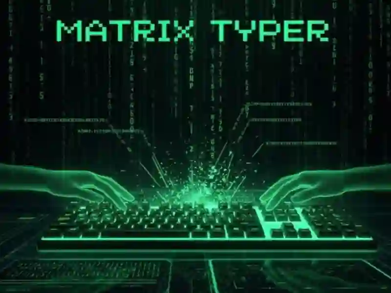 Logħba Logħba Matrix Typer onlajn