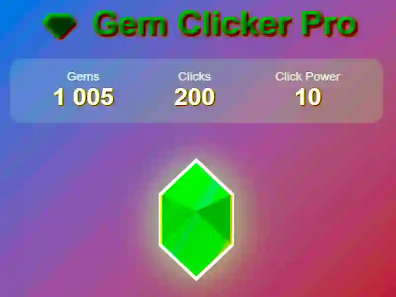 Logħba Gem Clicker Pro onlajn