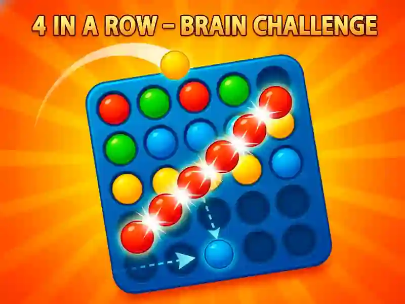 Logħba Ilgħab 4 in a Row — Brain Challenge onlajn