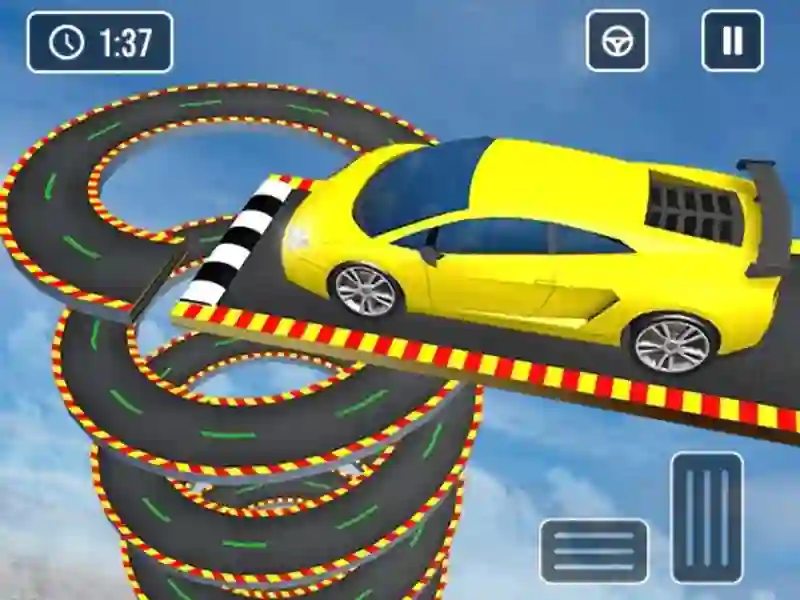 Logħba Mega Car Stunt Ramps Games onlajn