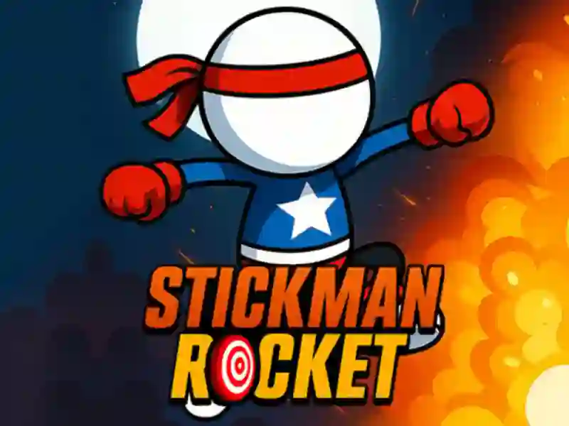 Logħba Stickman Rocket onlajn
