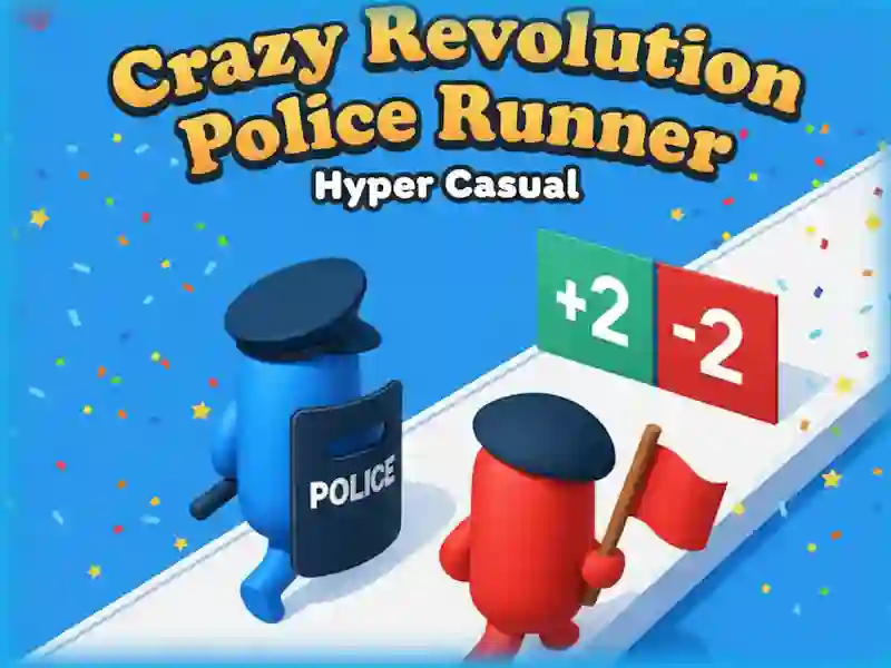 Logħba Crazy Revolution Pulizija Runner : Iper Casual onlajn