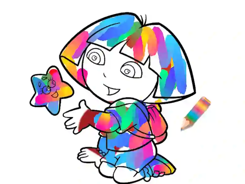 Logħba Tfajla tal-ġungla: paġni tal-kulur onlajn