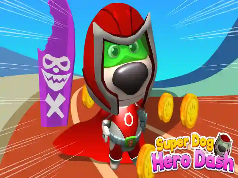 Logħba Super Dog Hero Dash onlajn