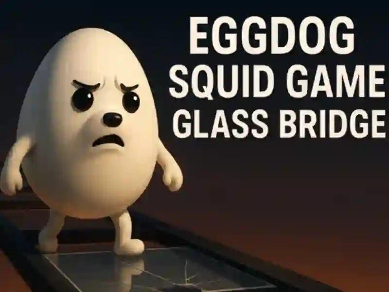 Logħba Eggdog Squid Game Pont tal-Ħġieġ onlajn