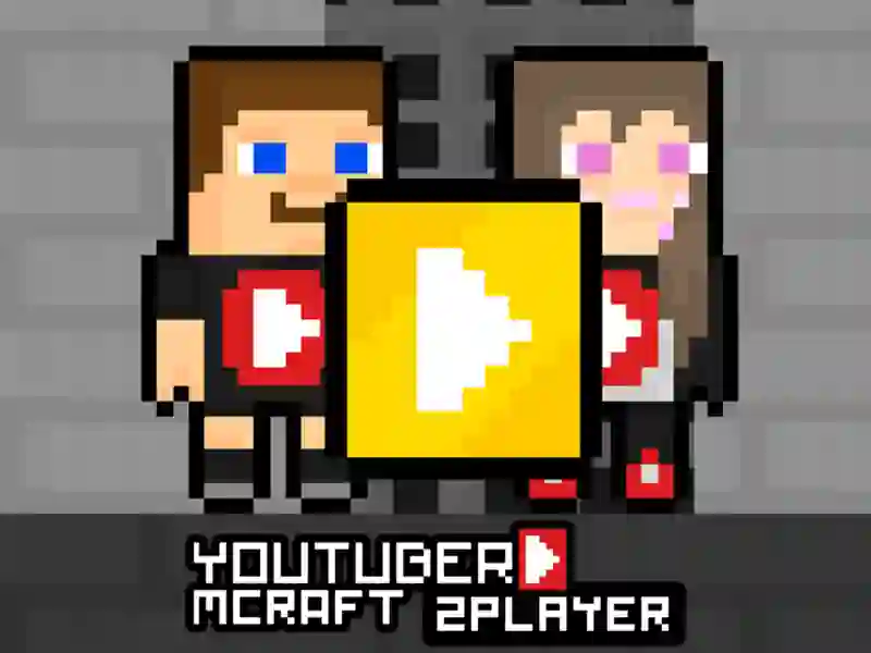 Logħba YouTuber Minecraft 2 Player onlajn