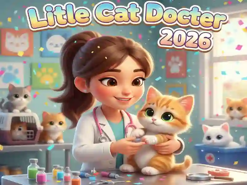 Logħba Little Cat Doctor 2026 onlajn