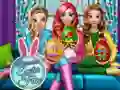 Logħba Divertiment tal-Għid tal-Princesses onlajn Logħba Divertiment tal-Għid tal-Princesses onlajn