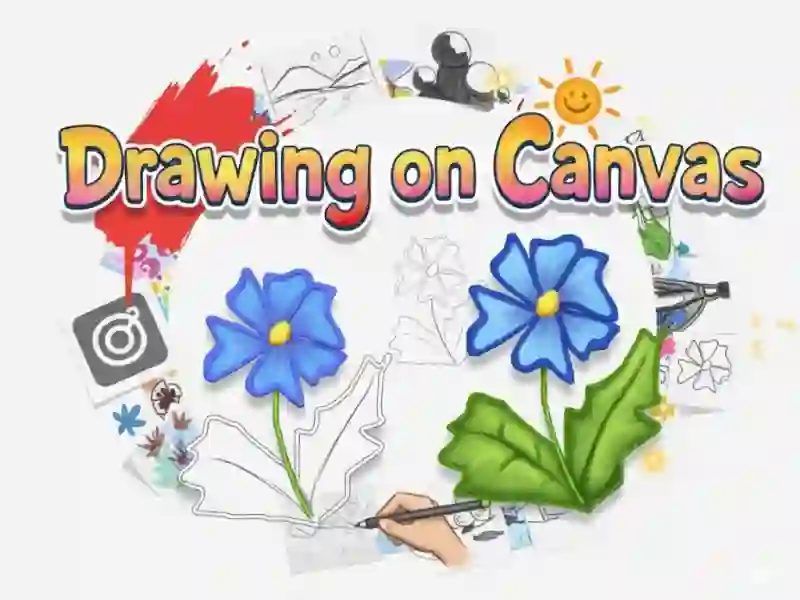 Logħba Tpinġija fuq Kanvas onlajn