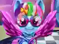 Logħba Poni tar-Rainbow: Haircuts reali onlajn