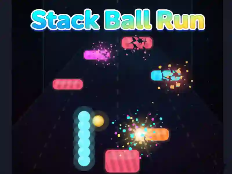 Logħba Stack Ball Run onlajn