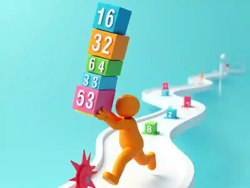 Logħba Cube Stack 2048 onlajn