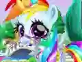 Logħba Kura tal-Ponys Rainbow onlajn Logħba Kura tal-Ponys Rainbow onlajn