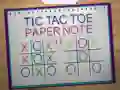 Logħba Tic Tac Toe Nota tal-Paper 2 onlajn