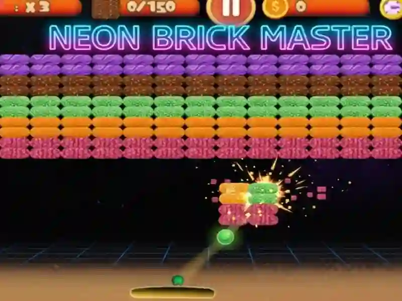 Logħba Neon Brick Blast Master onlajn