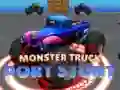 Logħba Monster Truck Port Stunt onlajn Logħba Monster Truck Port Stunt onlajn