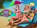 Logħba Preparazzjoni tal-Beach tal-Puppets Bronze onlajn