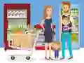 Logħba Puzzle ta' Shopping Sodisfatta onlajn Logħba Puzzle ta' Shopping Sodisfatta onlajn