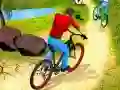 Logħba Rider ta 'Bicycles fil-Monti onlajn Logħba Rider ta 'Bicycles fil-Monti onlajn
