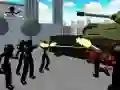 Logħba Sparar fil-Belt Stickman 3D onlajn