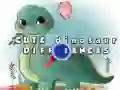 Logħba Differenzi tas-Dinozawri Cute onlajn Logħba Differenzi tas-Dinozawri Cute onlajn