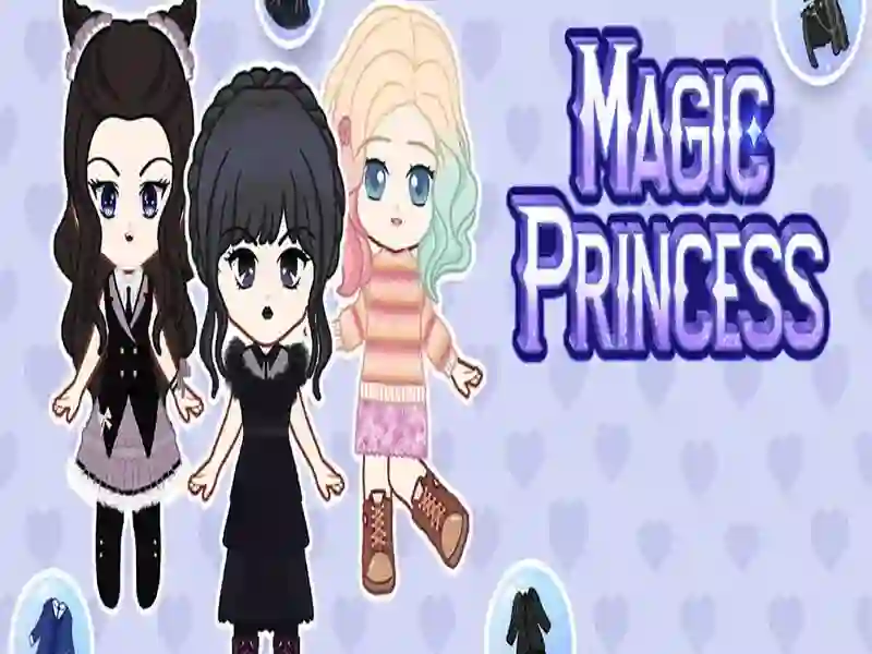 Logħba Prinċipessa Magic: Dress Up Doll onlajn