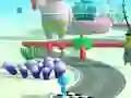 Logħba Racer tal-Parkour Spongebob Divertenti 3D onlajn
