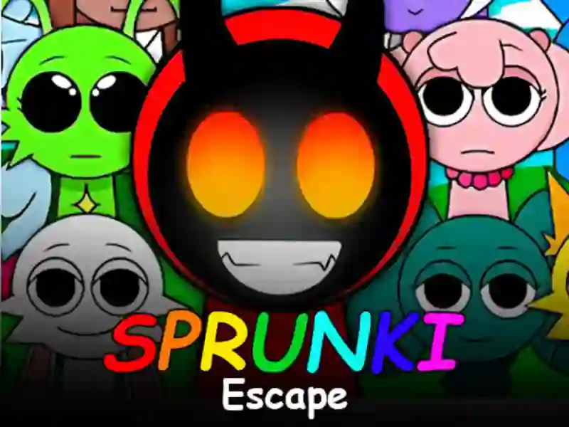 Logħba SPRUNKI 3D Escape onlajn