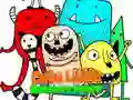 Logħba Puzzle Cute Little Monsters onlajn Logħba Puzzle Cute Little Monsters onlajn