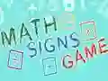 Logħba Logħba ta' Sinjali Matematiċi onlajn Logħba Logħba ta' Sinjali Matematiċi onlajn
