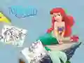 Logħba Ktieb ta' Kulur Il-Little Mermaid onlajn