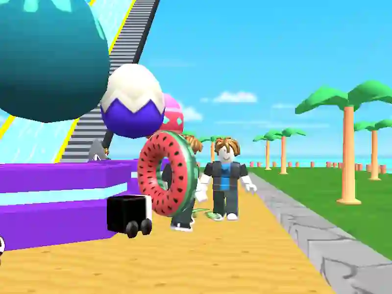 Logħba OBBY: Itla 'u tiżżerżaq onlajn