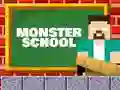 Logħba Skola tal-Monsters: Roller Coaster & Parkour onlajn