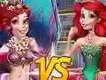 Logħba Prinsessa Ariel kontra sirena onlajn