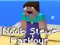 Logħba Noob Steve Parkour onlajn Logħba Noob Steve Parkour onlajn