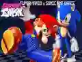 Logħba Super Mario u Sonic Dance FNF onlajn