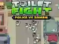 Logħba Battalja fil-WC: Polisi kontra Zombie onlajn